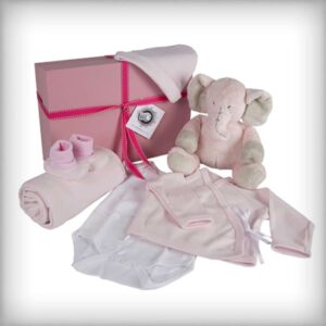 PINK ELEPHANT BABY GIFT BOX