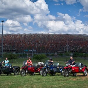 RUSSIAN SIDECAR MOTORCYCLE EXPERIENCE FOR 2 (SOWETO TOUR) -  Johannesburg
