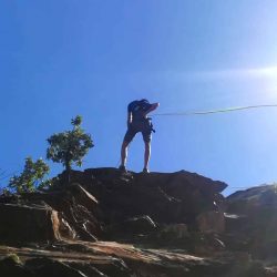 Abseiling 4